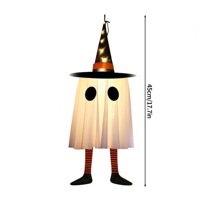 Ghost Lantern Halloween Decoration Hanging Flag Halloween Ghost Windsock Outdoor Pendants The Day of Dead Party Decor