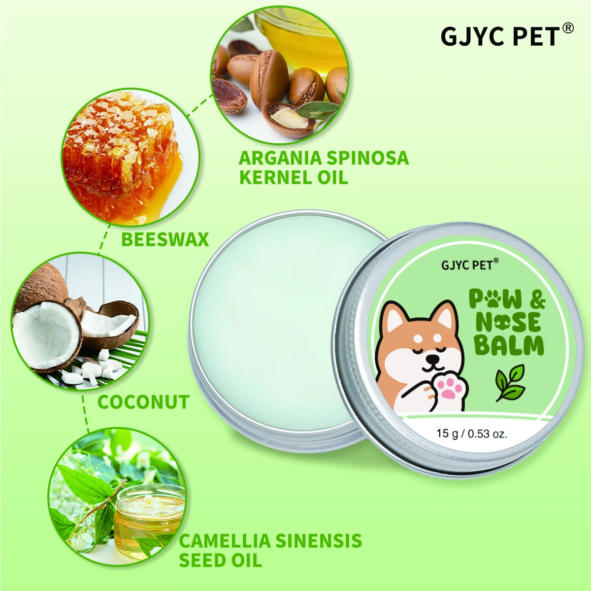 Pet Paw Balm – Soothing Green Tea Relief