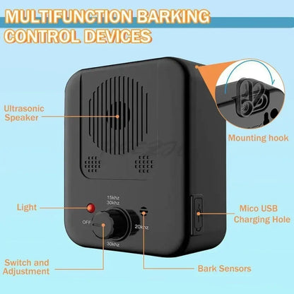 Outdoor Ultrasonic Bark Control & Training Device