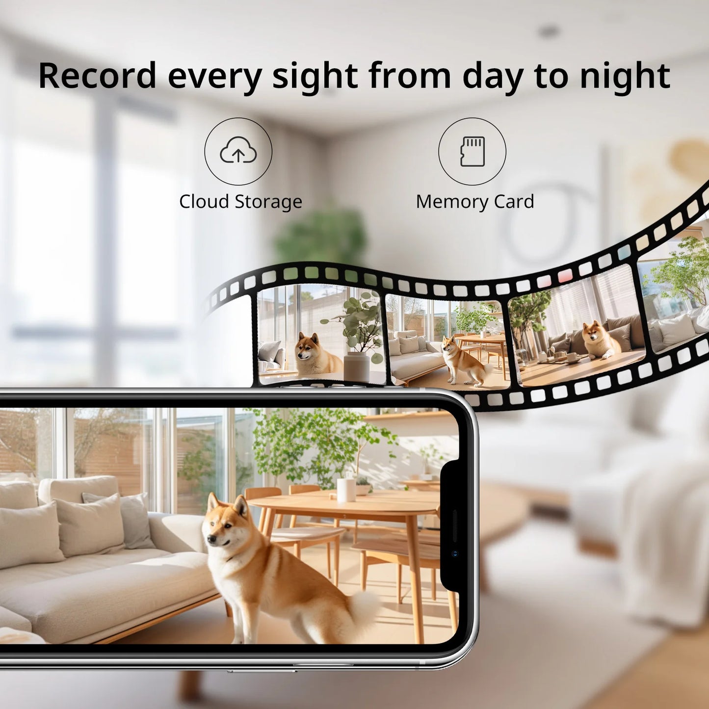 Smart-Sight 2K WiFi Camera – 360° Surveillance & Night Vision Monitor