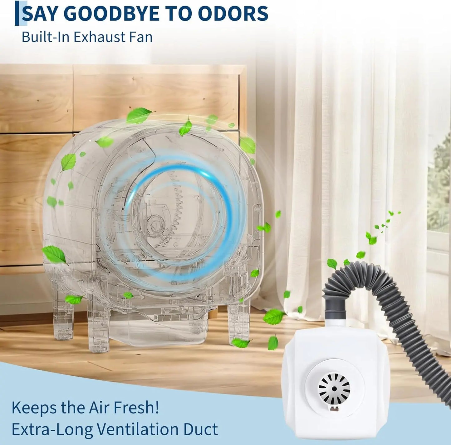 Smart Self-Cleaning Automatic Cat Litter Box
