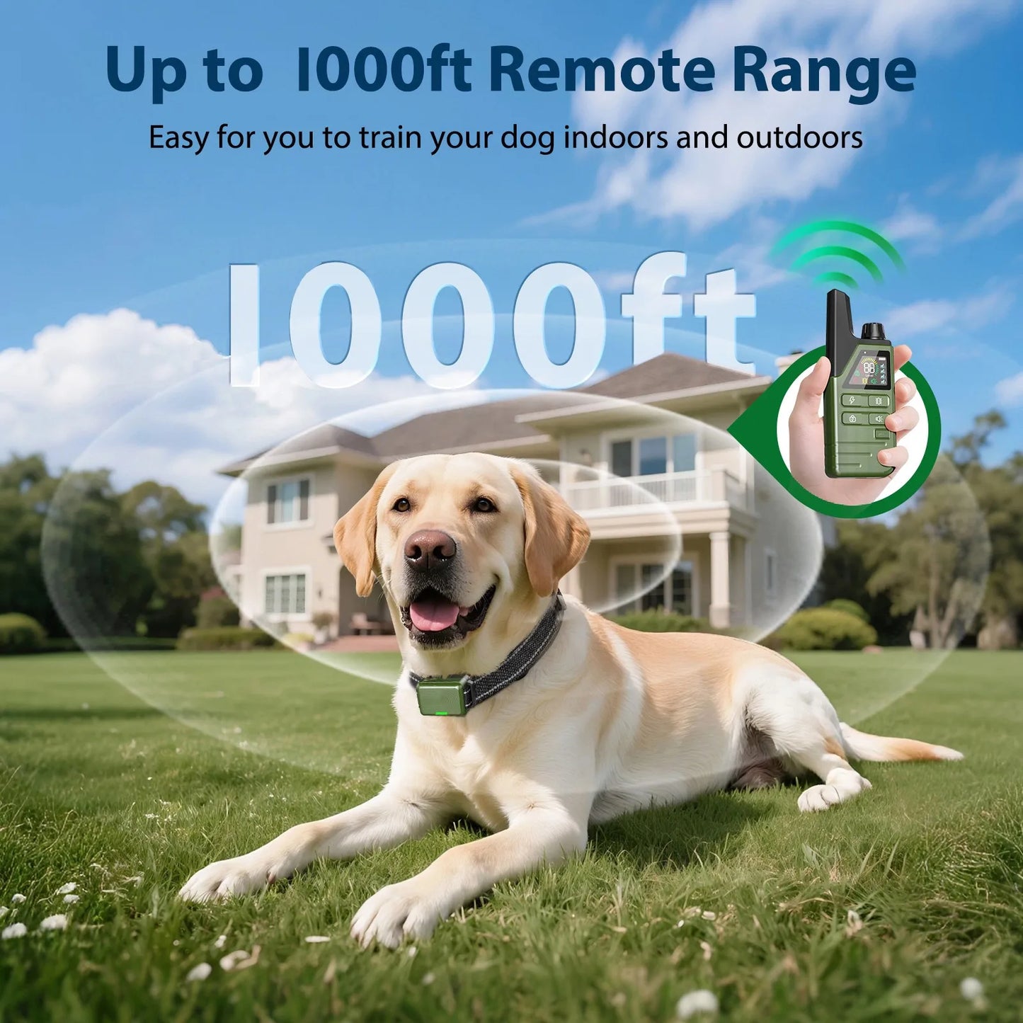 Electric Dog Training Collar 300M Remote Control Pet