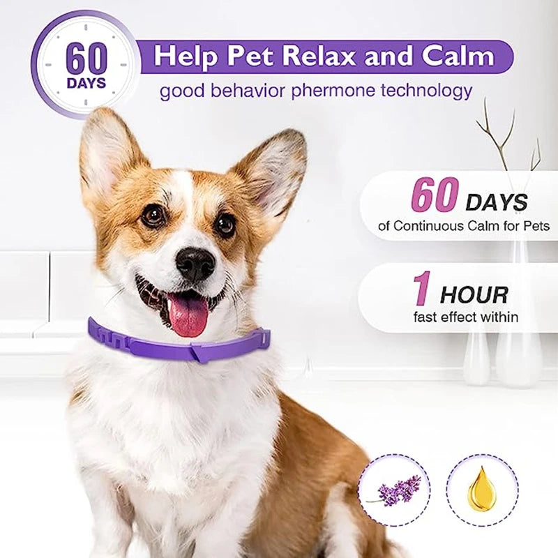 Calm-Core Pheromone Collars – 3/4 Piece Anxiety Relief Multi-Pack