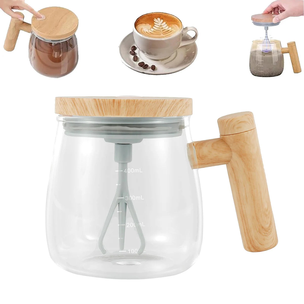Self Stirring Coffee Cup Electric Stirring Mug 400ml