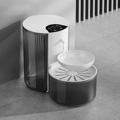 Pure-Flow 3L – Smart Filtration Fountain with Waste Separation