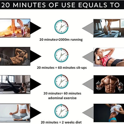 New USB Rechargeable EMS Muscle Stimulator ABS Arm 3 IN 1 Trainer Smart