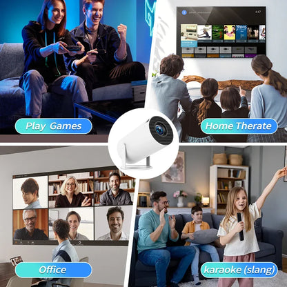 Android 12.0 Portable Projector