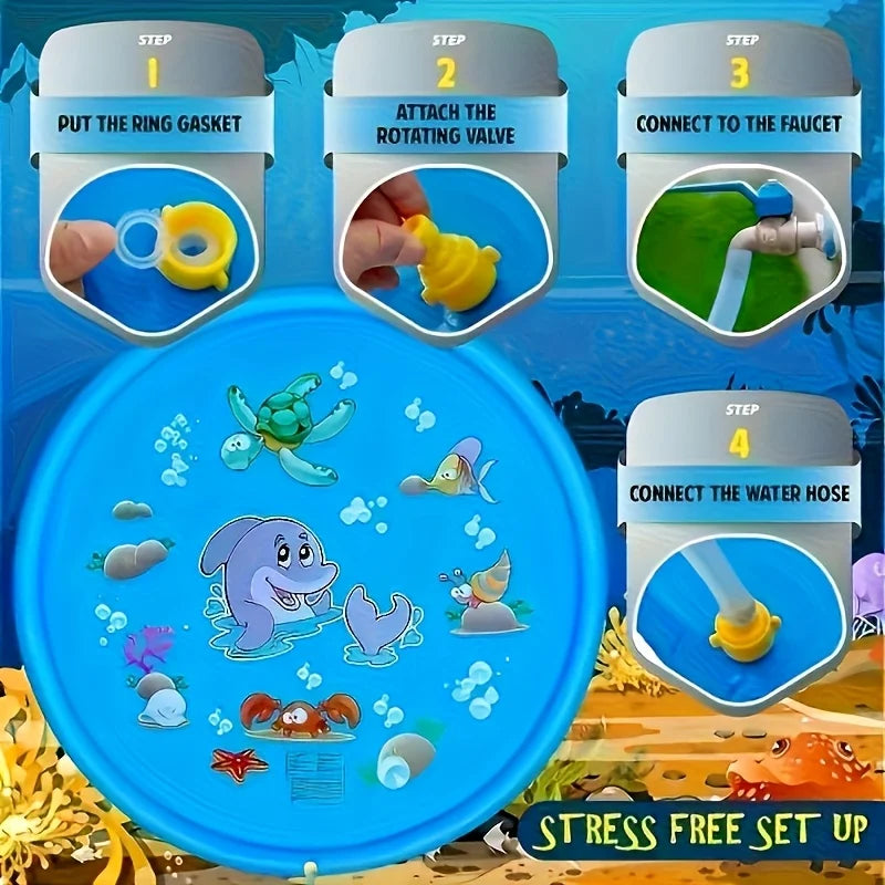 Hydro-Cool Basin – Heavy-Duty Outdoor Water Play & Spray Station