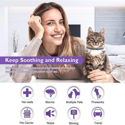 Calm-Core Pheromone Collars – 3/4 Piece Anxiety Relief Multi-Pack