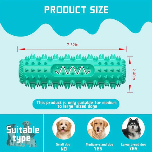 Vet-Approved Dental Chew Stick - 3-in-1 Cooling Toothbrush Toy for Small/Medium Dogs, Summer Teeth Cleaning & Gum Massage