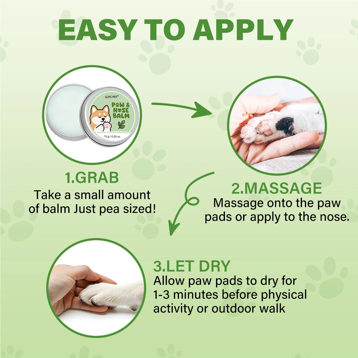 Pet Paw Balm – Soothing Green Tea Relief