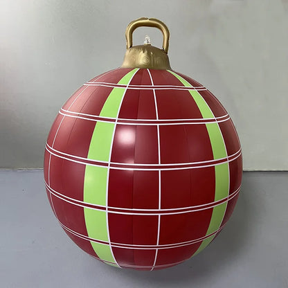 60cm Outdoor Christmas Inflatable Decorated Ball PVC Giant Big Large Balls