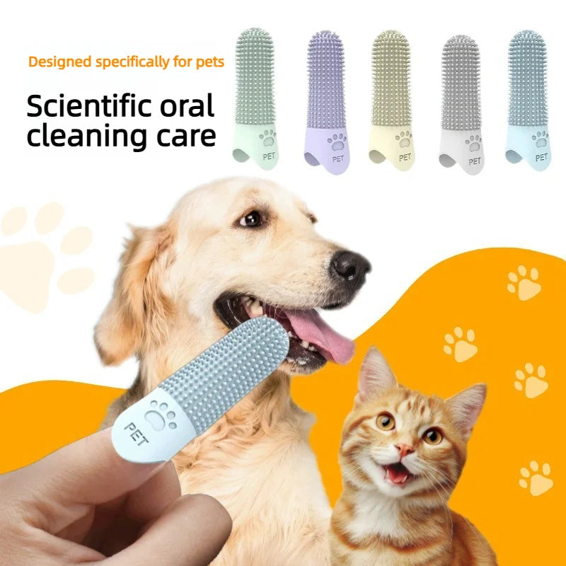 360° Soft-Touch Finger Brush – Gentle Silicone Dental Care Tool