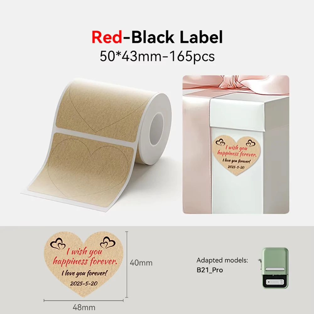 Thermal Label Paper for B21 Pro Printer