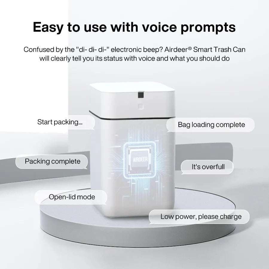 4 Gallon Automatic Trash Can with Motion Sensor and Self-sealing Lid