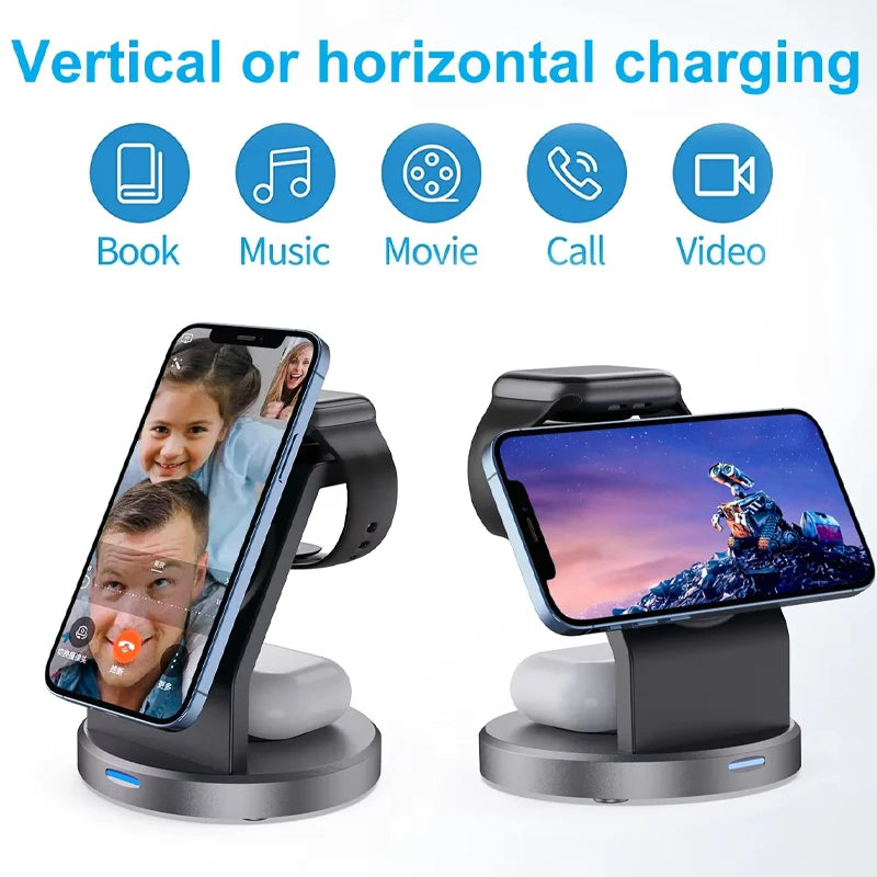 Magnetic Wireless Charger 3 In 1