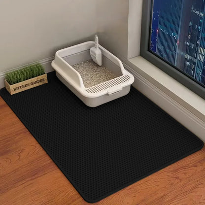 XL Clean-Step Mat – 60cm x 90cm Waterproof Double-Layer Litter Trapper