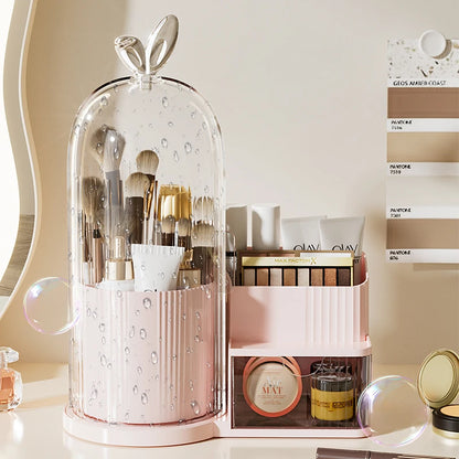 360° Rotating Cosmetic Brush Shelf Organizer Cosmetic