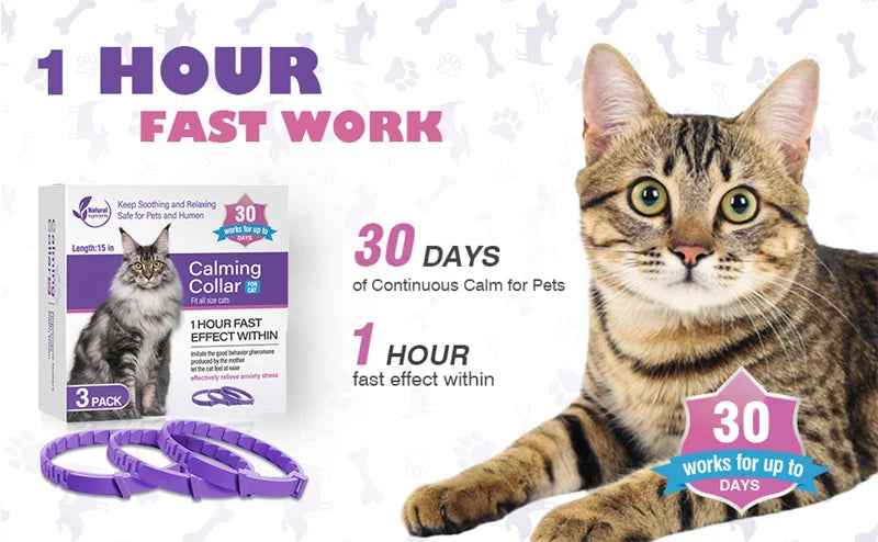 Calm-Core Pheromone Collars – 3/4 Piece Anxiety Relief Multi-Pack