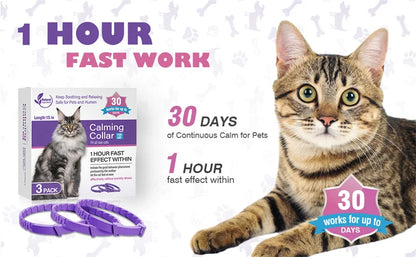 Calm-Core Pheromone Collars – 3/4 Piece Anxiety Relief Multi-Pack