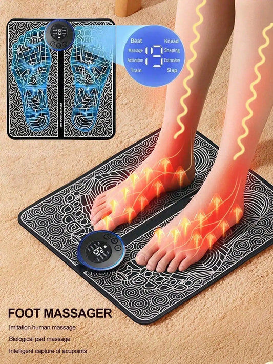 Foot Massager Rechargeable Massage Pad Foot Relaxation