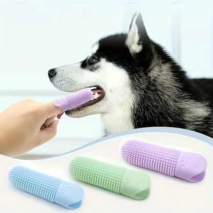 360° Soft-Touch Finger Brush – Gentle Silicone Dental Care Tool