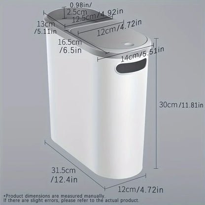 10L Bathroom Trash Can
