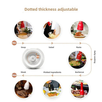 Electric Pepper Grinder Household One-handed Automatic Sea Salt Pepper