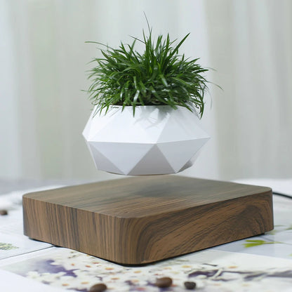 Levitating Air Bonsai Pot Rotation Planters Magnetic