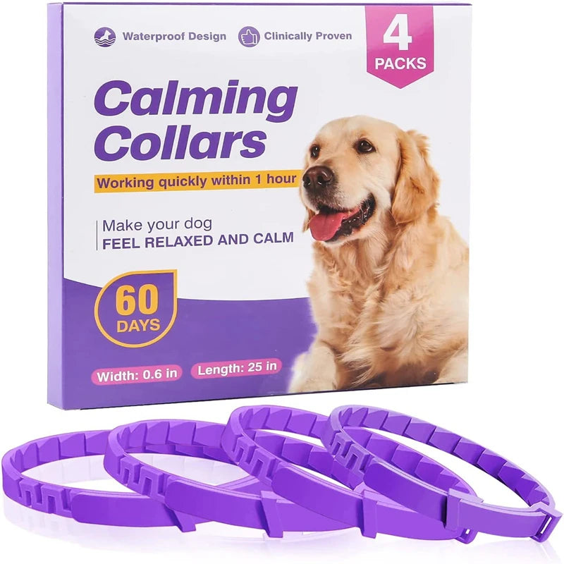 Calm-Core Pheromone Collars – 3/4 Piece Anxiety Relief Multi-Pack