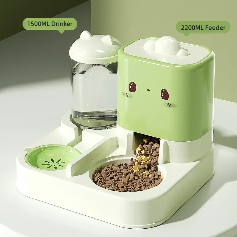 Gravity-Flow 2-in-1 – Automatic Food & Water Station