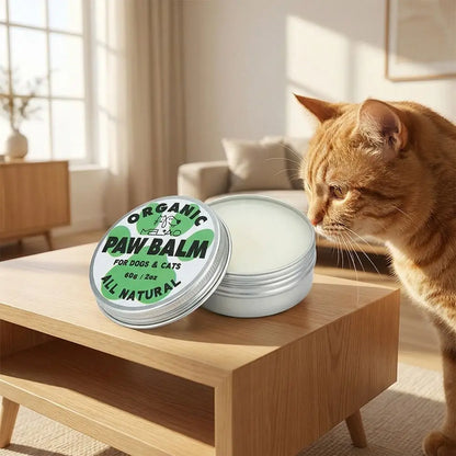Organic Coconut Pet Paw Balm – Anti-Crack Moisturizing Paw Protection Cream for Dogs & Cats