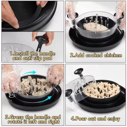Kitchen Chicken Shredder Non-Slip Meat Grinders