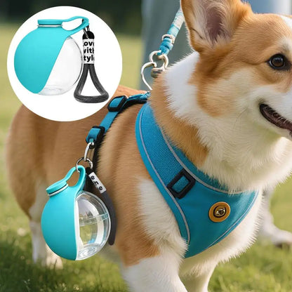 2-in-1 Portable Foldable Dog Water Bottle