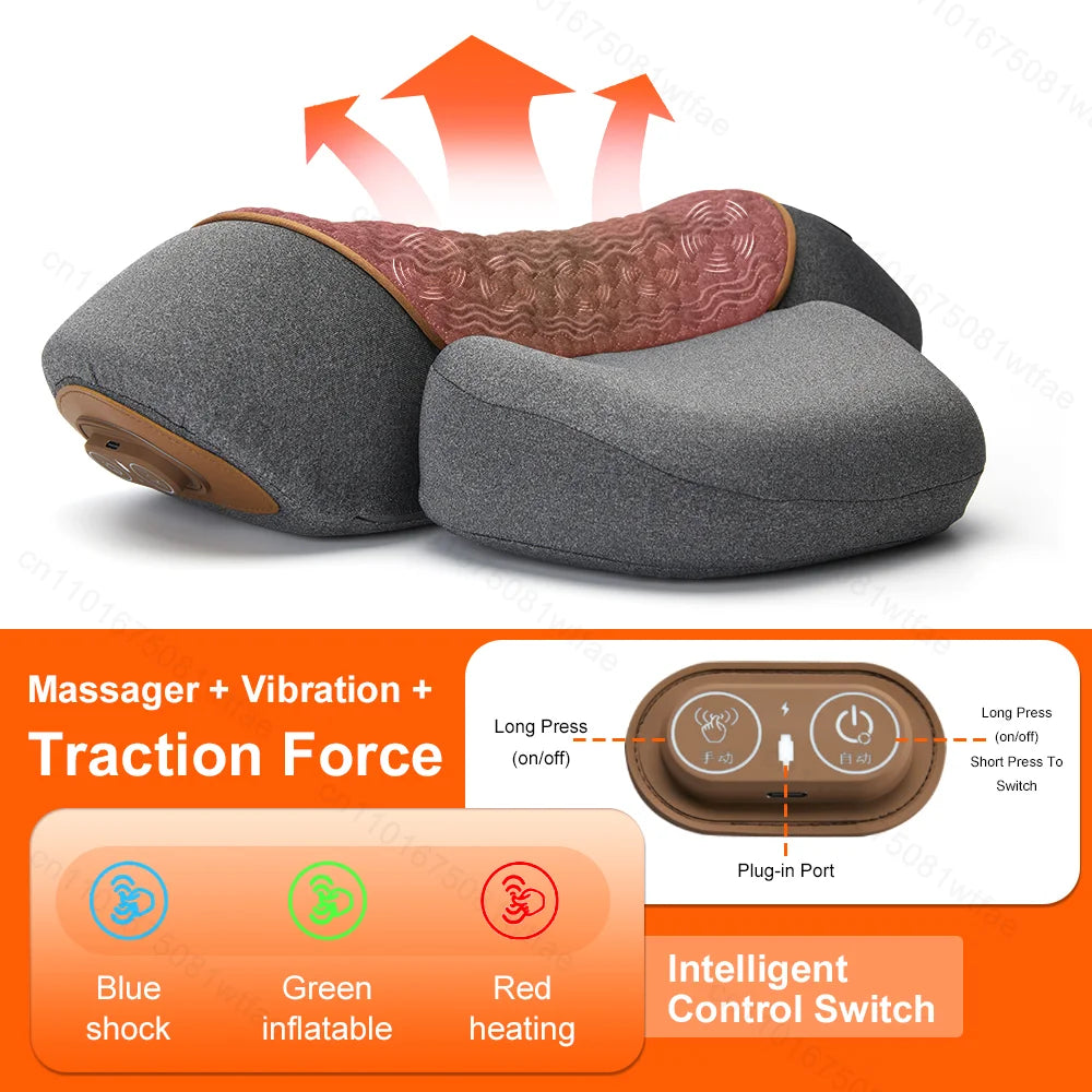 3 In 1 Neck Massager Pillow Electric