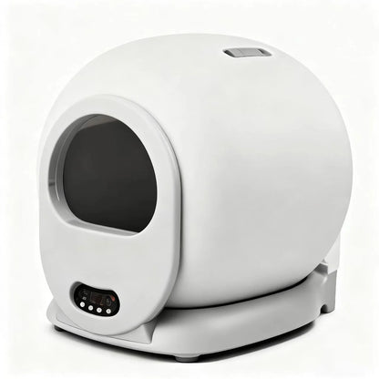 Smart App-Controlled Self-Cleaning Litter Box – Open-Top & Odor-Free
