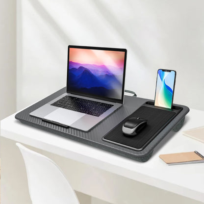 Lap Desk Home Office Pro Mouse Pad and Phone Holder