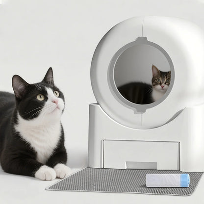 64L Smart-Sense Automatic Litter Box – App-Controlled & Odor-Free
