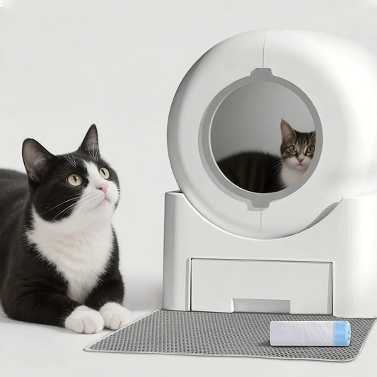 64L Smart-Sense Automatic Litter Box – App-Controlled & Odor-Free
