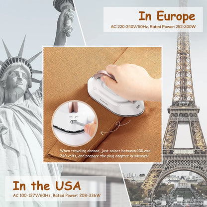 Portable Mini Electric Iron Dual