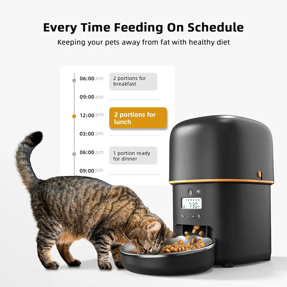 Vision-Feed 2L – Smart WiFi Camera Feeder with Stainless Steel Bowl
