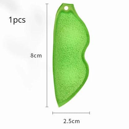 Flexible Bottle Cleaning Brush Soft Pea Sponge Cleaner