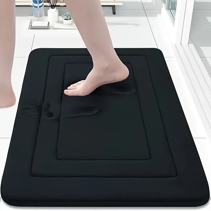 1pc Absorbent Non-Slip Bath Mat | Comfortable Standing Pad for Living Room, Bedroom