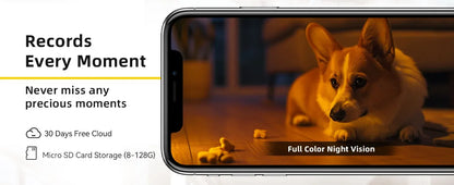 Smart-Sight 2K WiFi Camera – 360° Surveillance & Night Vision Monitor