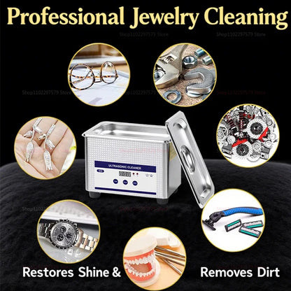 Glasses Jewelry Watch Denture Cleaner Machine