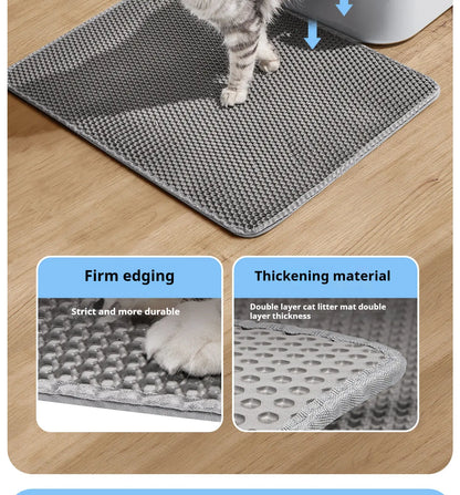 XL Clean-Step Mat – 60cm x 90cm Waterproof Double-Layer Litter Trapper