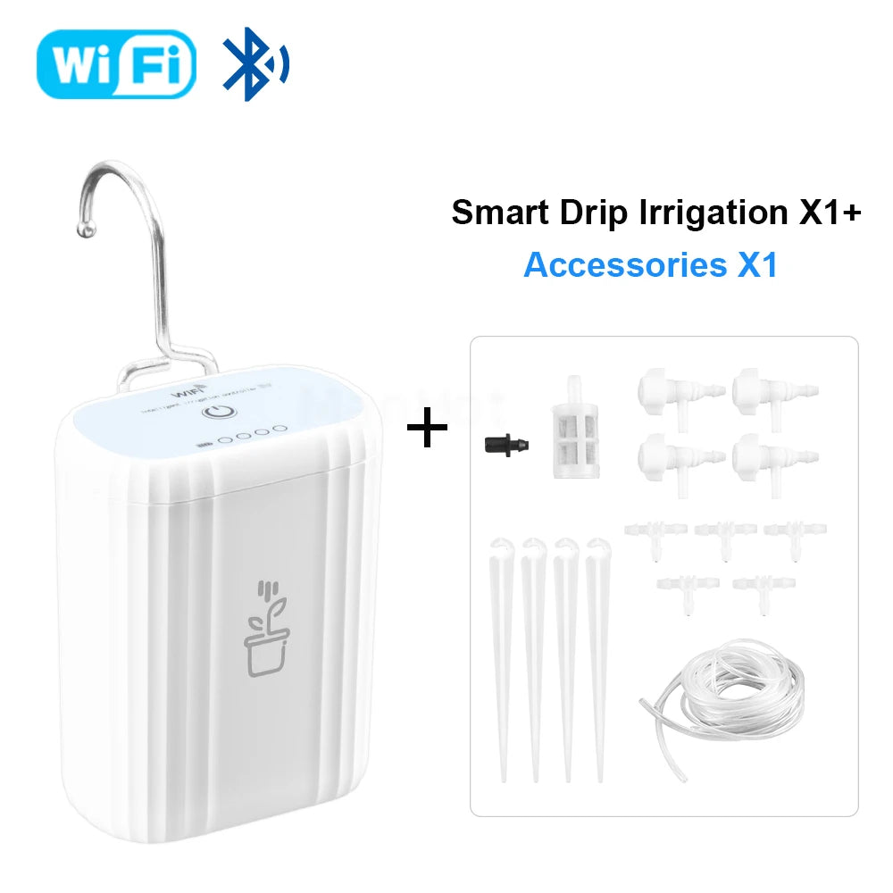 WiFi Smart Drip Irrigation Rechargeable I
