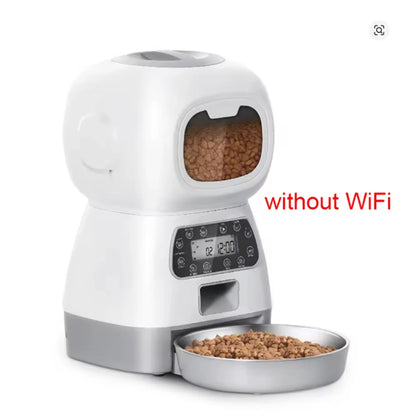 Smart-Swirl 3.5L – WiFi Feeder with Voice Dictation & Slow-Feed Tech