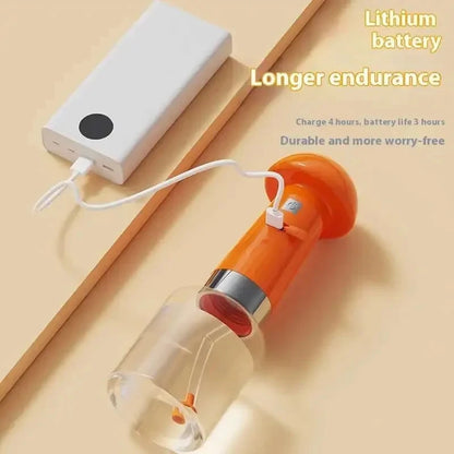 USB Rechargeable Pet Shower Foaming Machine – Automatic Soap Dispenser & Pet Washing Bubbler
