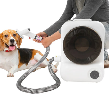2-in-1 Grooming Pro – 450W Multi-Functional Vacuum & Dryer System